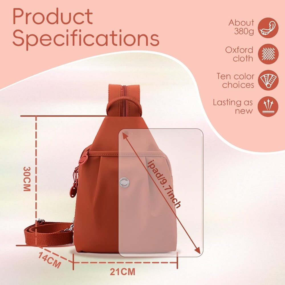 Functional Daypack Backpack In Shallow Khaki - Pe… - image 5